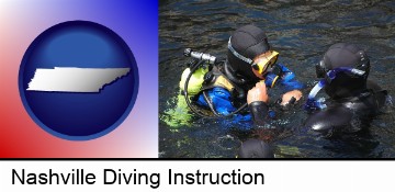 a scuba diving lesson in Monterey Bay, California in Nashville, TN